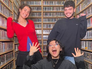 Josh Di Matteo, Audrey Fallone & Violet Hull in fbi.radio's Music Library