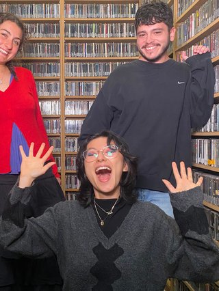 Josh Di Matteo, Audrey Fallone & Violet Hull in fbi.radio's Music Library