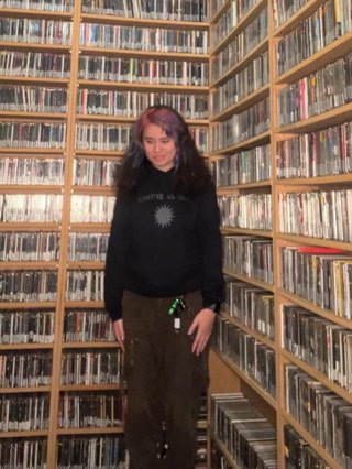 Cappy stands in the corner of FBi's CD library looking timid and perhaps terrified.
