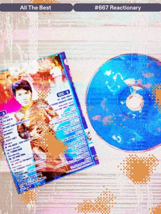 A magazine with a lady appearing on its cover with a blue coloured CD with