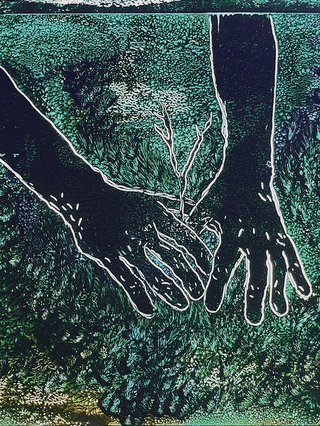 Segment of artwork for Land 02 compilation