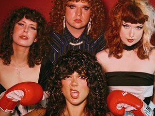 Public FIgures band - with boxing gloves