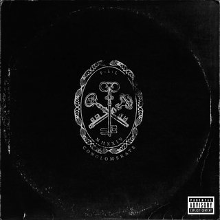 Three silver keys on a black background