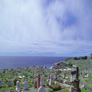 Waverly Cemetary overlooking the ocean