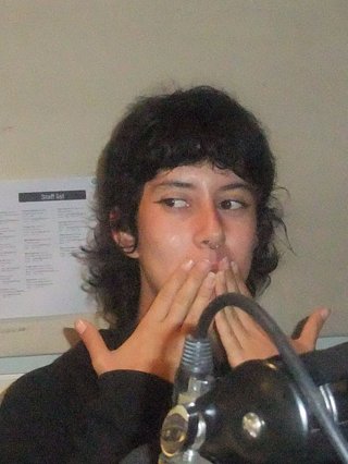 Ella in the studio covering for Jim.