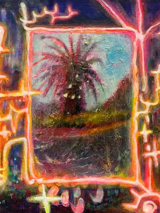 Luci Avard, Roundabout Painting, from Deer Empty at Suite7a.