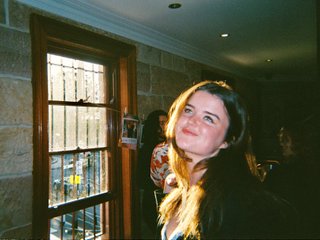 Freya smiles coyly as she poses for the image.