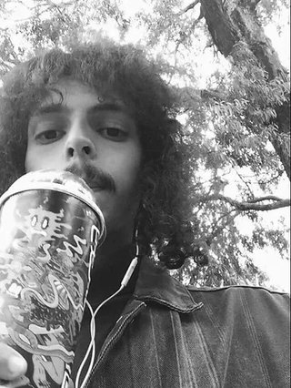 Tommy drinking a slurpee circa 2017