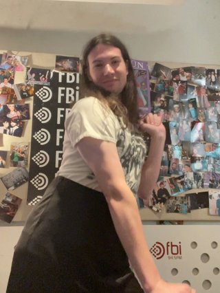 Jim in the fbi studio hitting one of the dance moves from YENA's new song Catch Catch