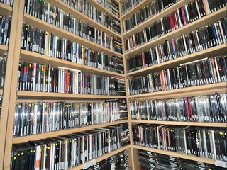 A corner shot of the fbi music library