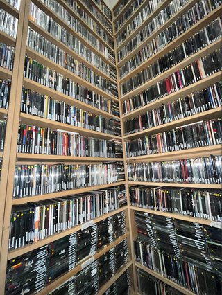 A corner shot of the fbi music library