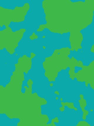 blue and green noise pattern